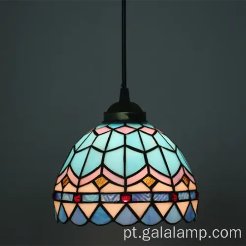 Lustre de vidro europeu vintage para interiores luxuosos